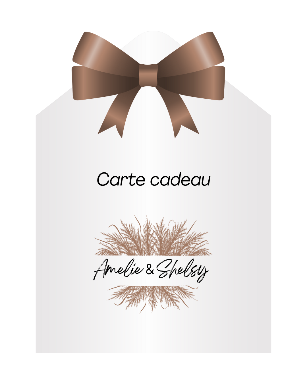 Carte cadeau Amélie et Shelsy