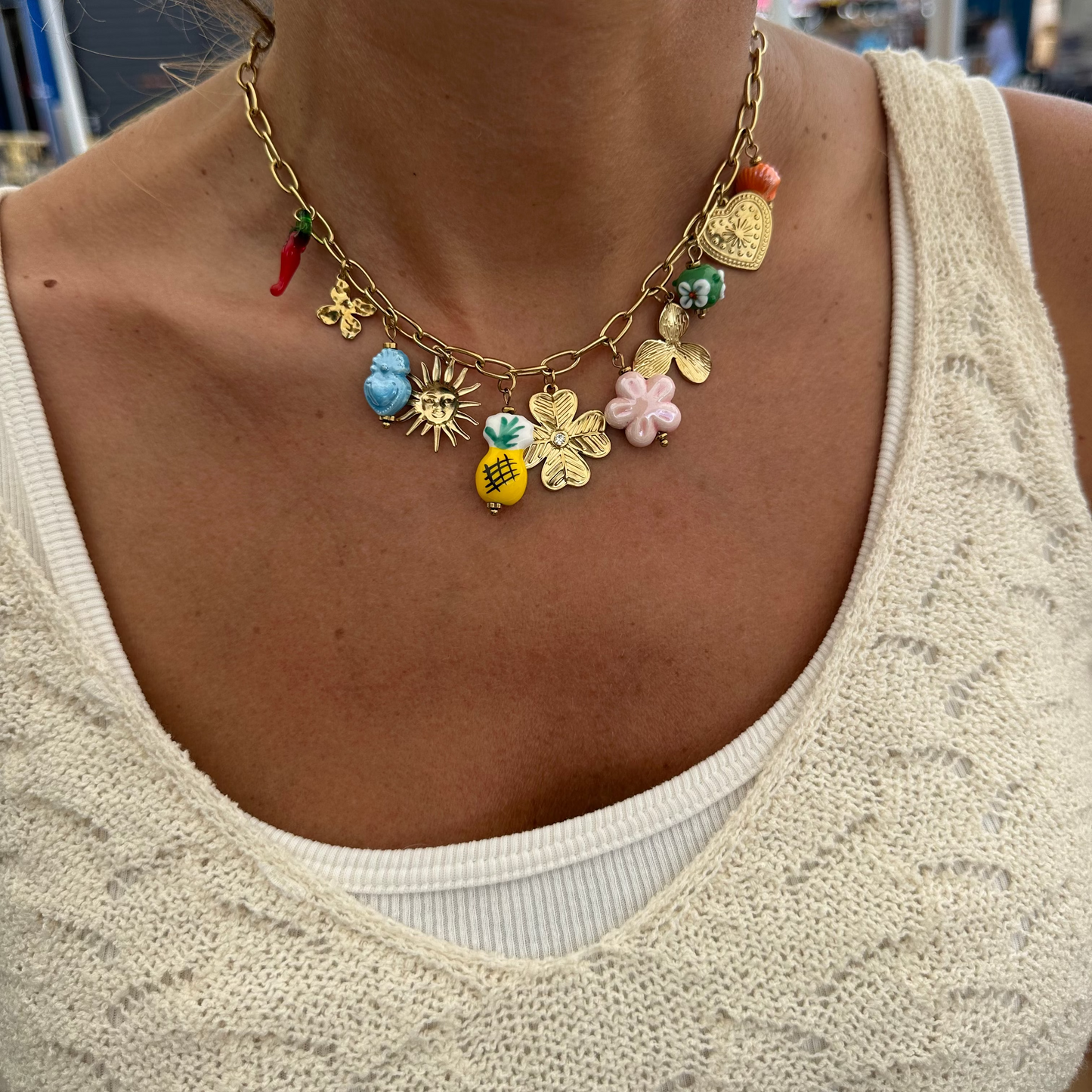 Collier flower