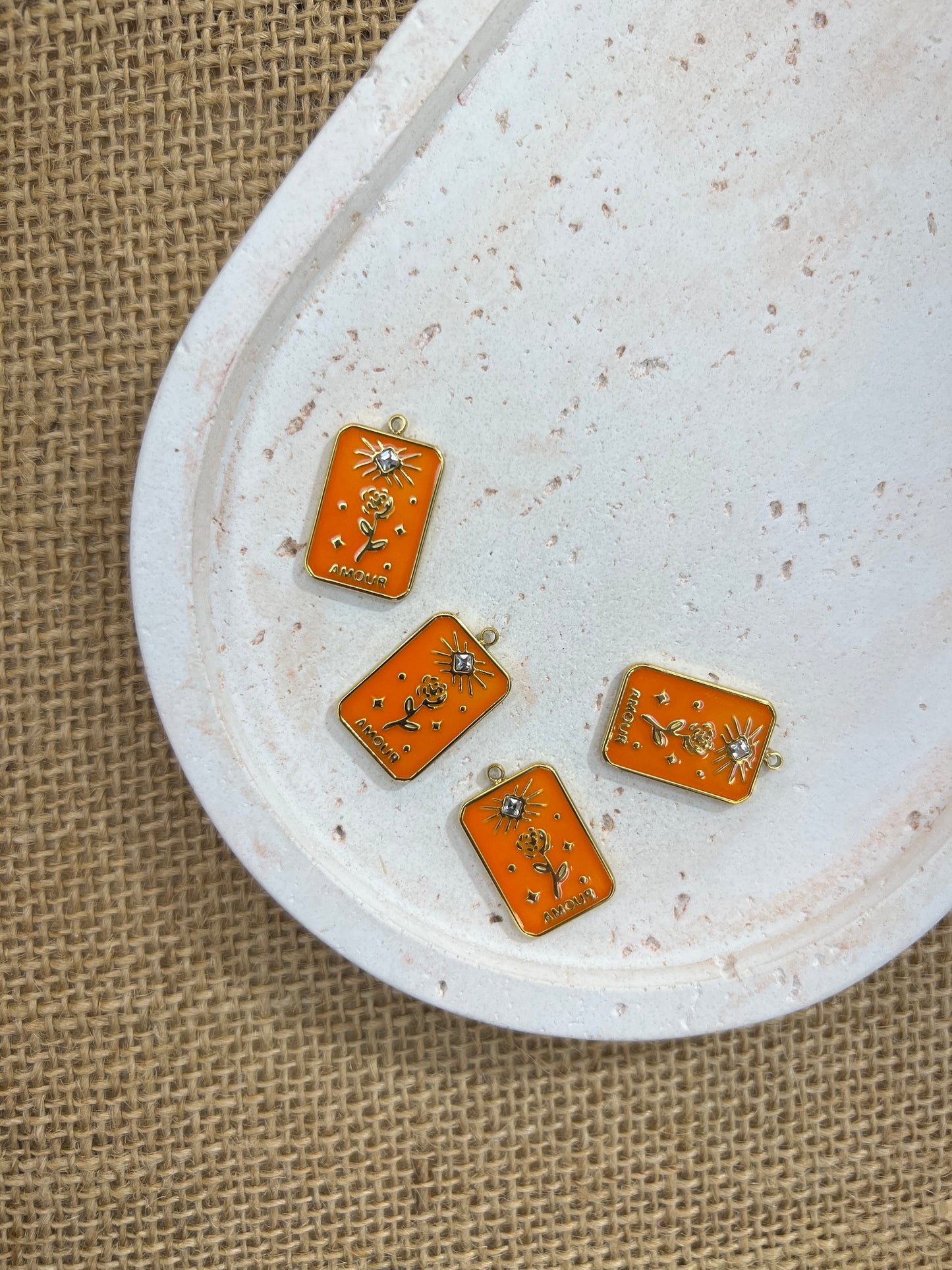 Orange - charms