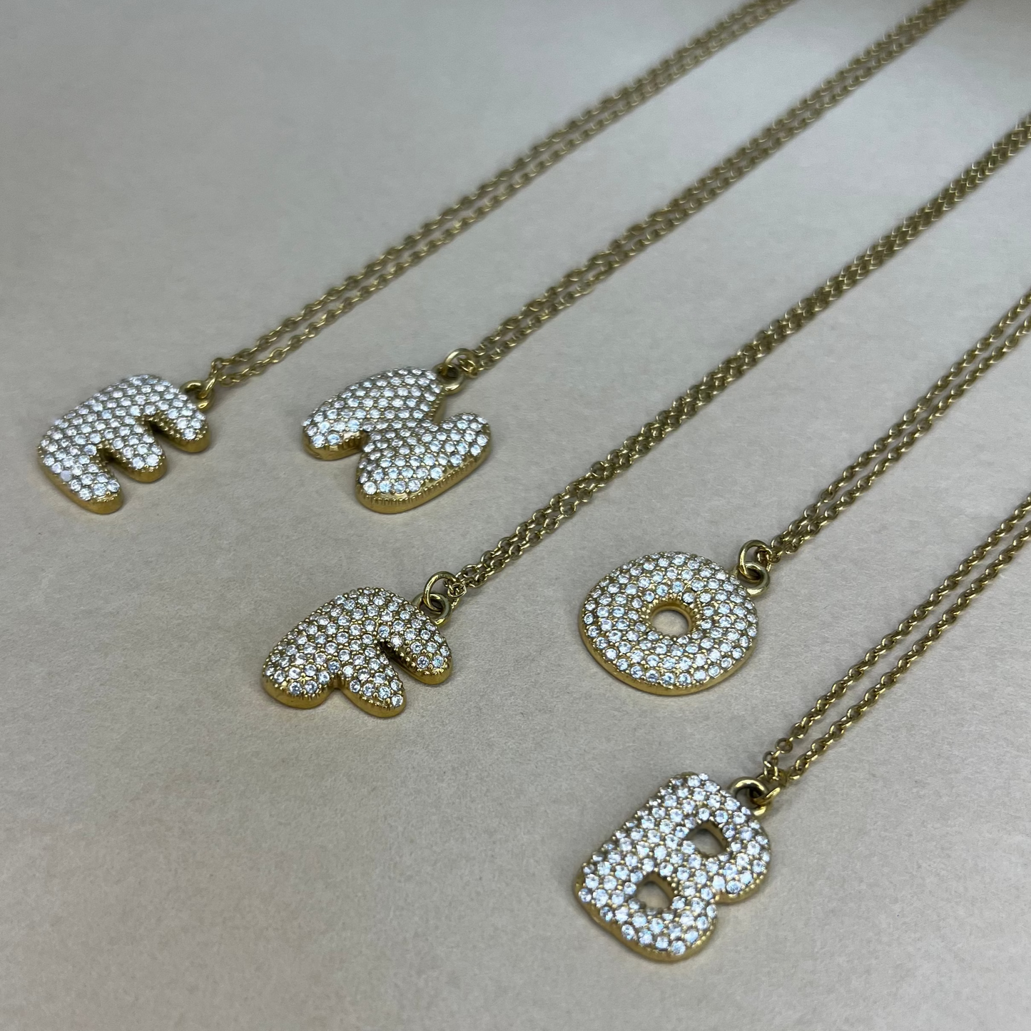 Initiale bulle - collier