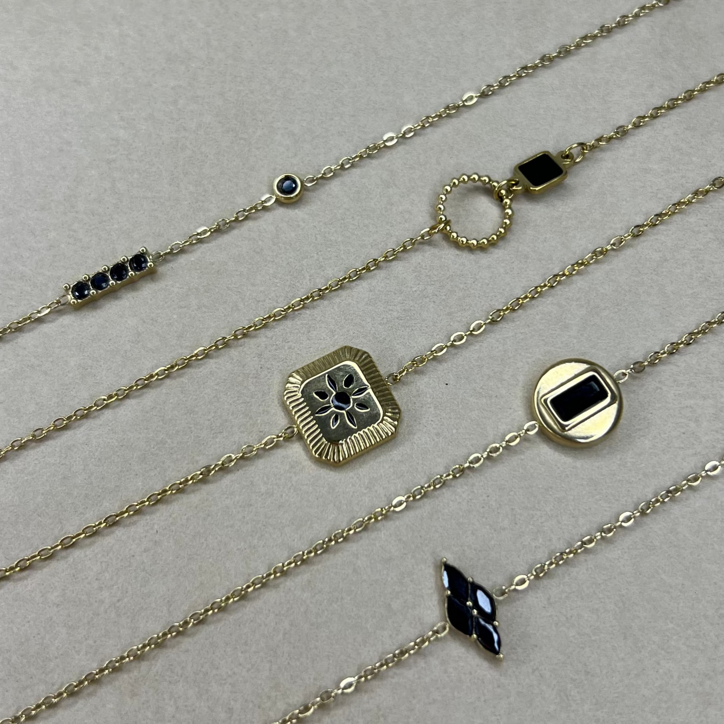 Simple noir - Bracelet