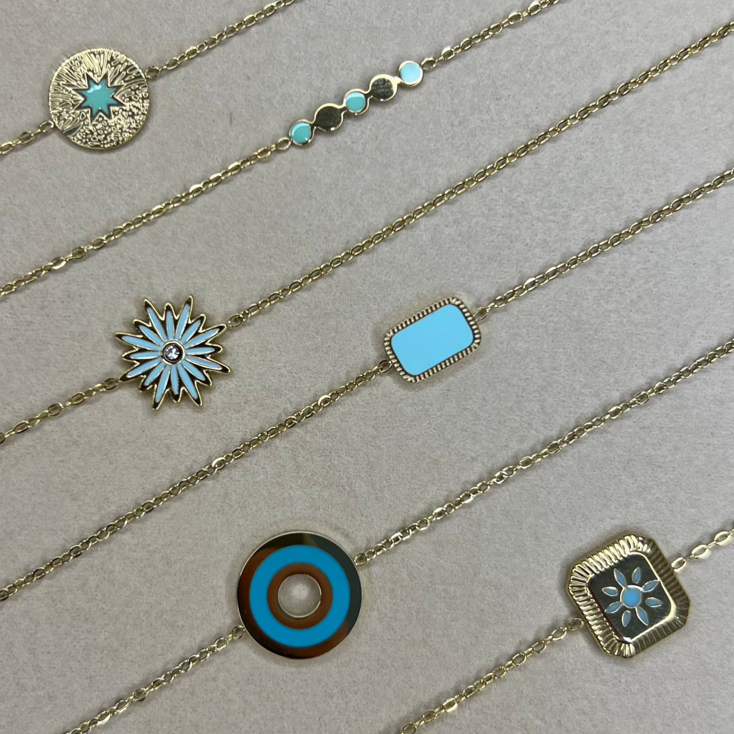 Simple turquoise - bracelet