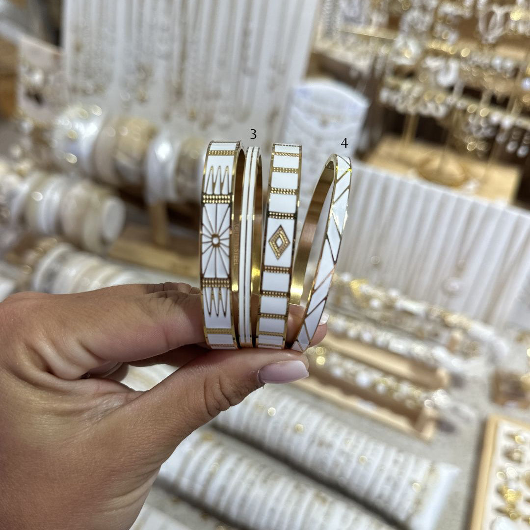 Jonc signature blanc