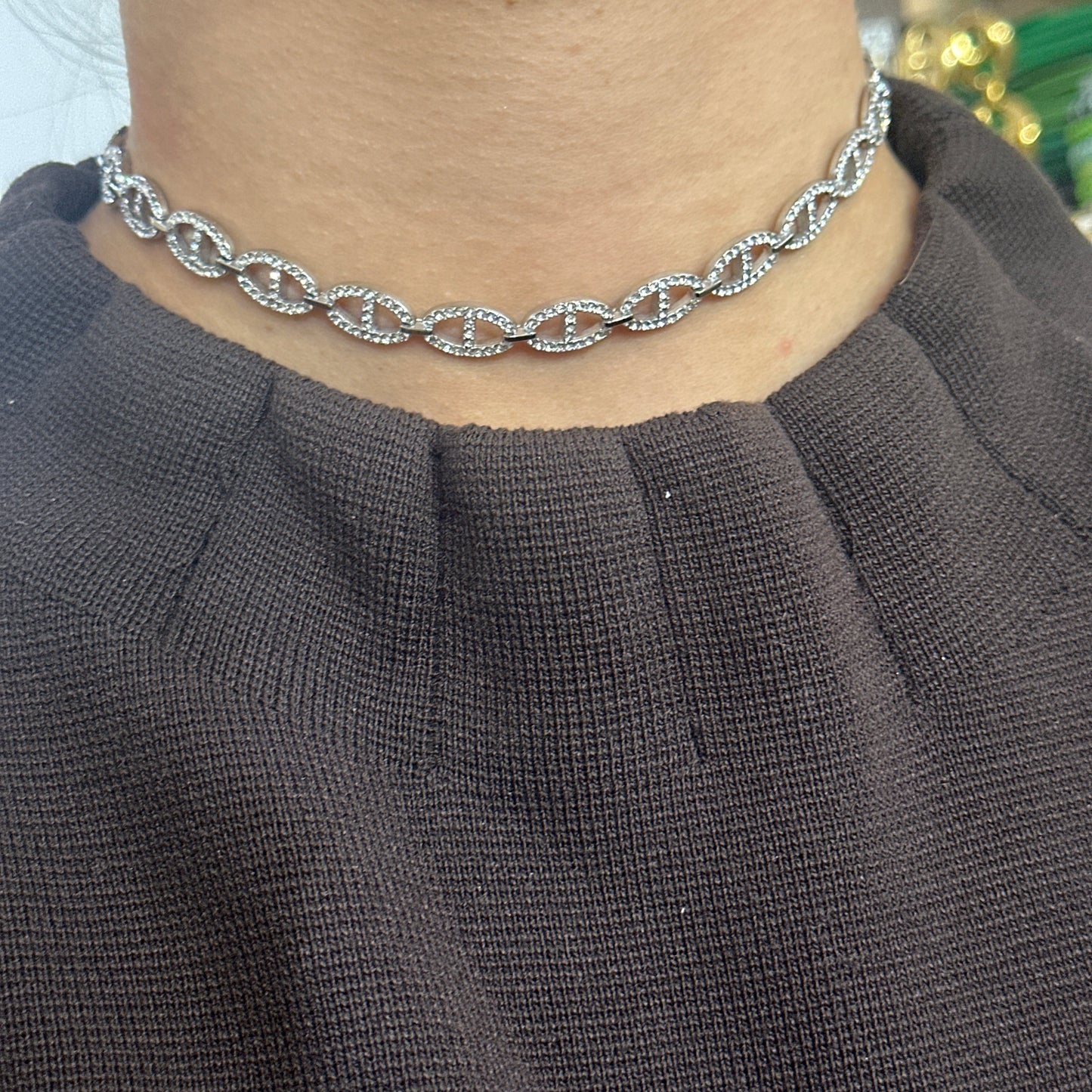 Choker Marine argent