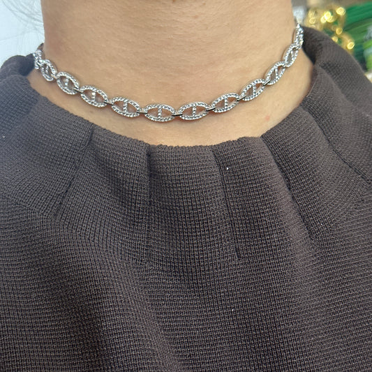 Choker Marine argent