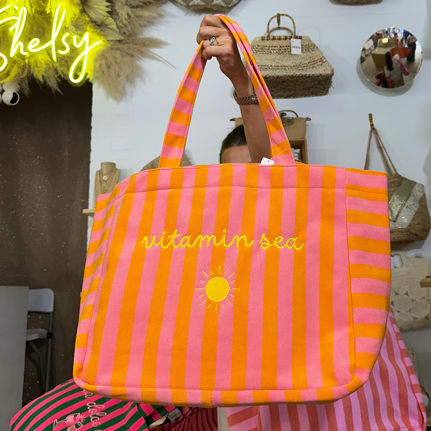 Sac plage message