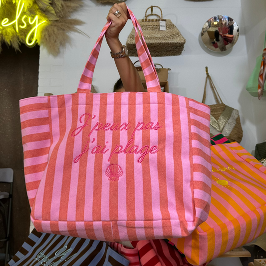 Sac plage message