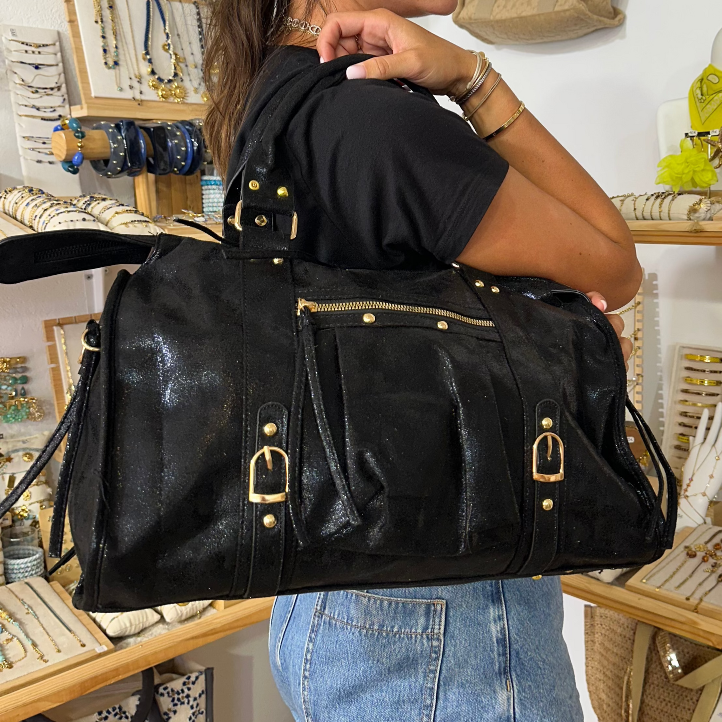 SAC NOIR BRILLANT