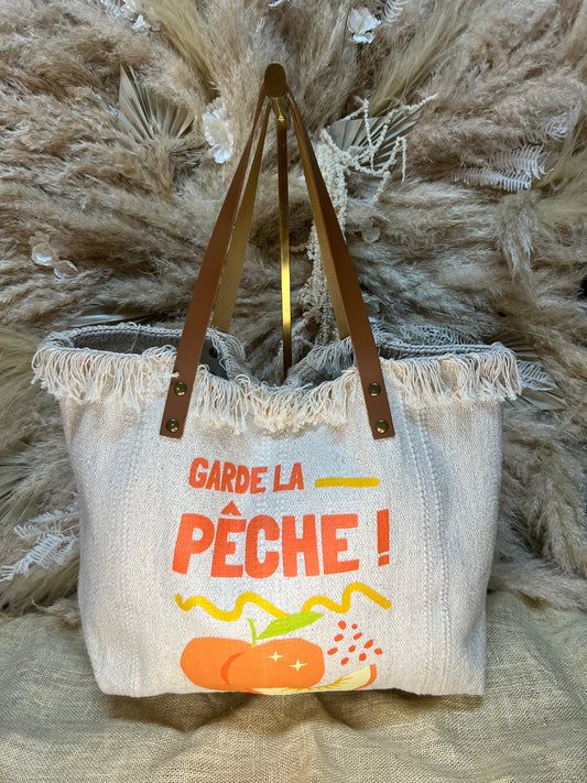Peach - Sac de plage