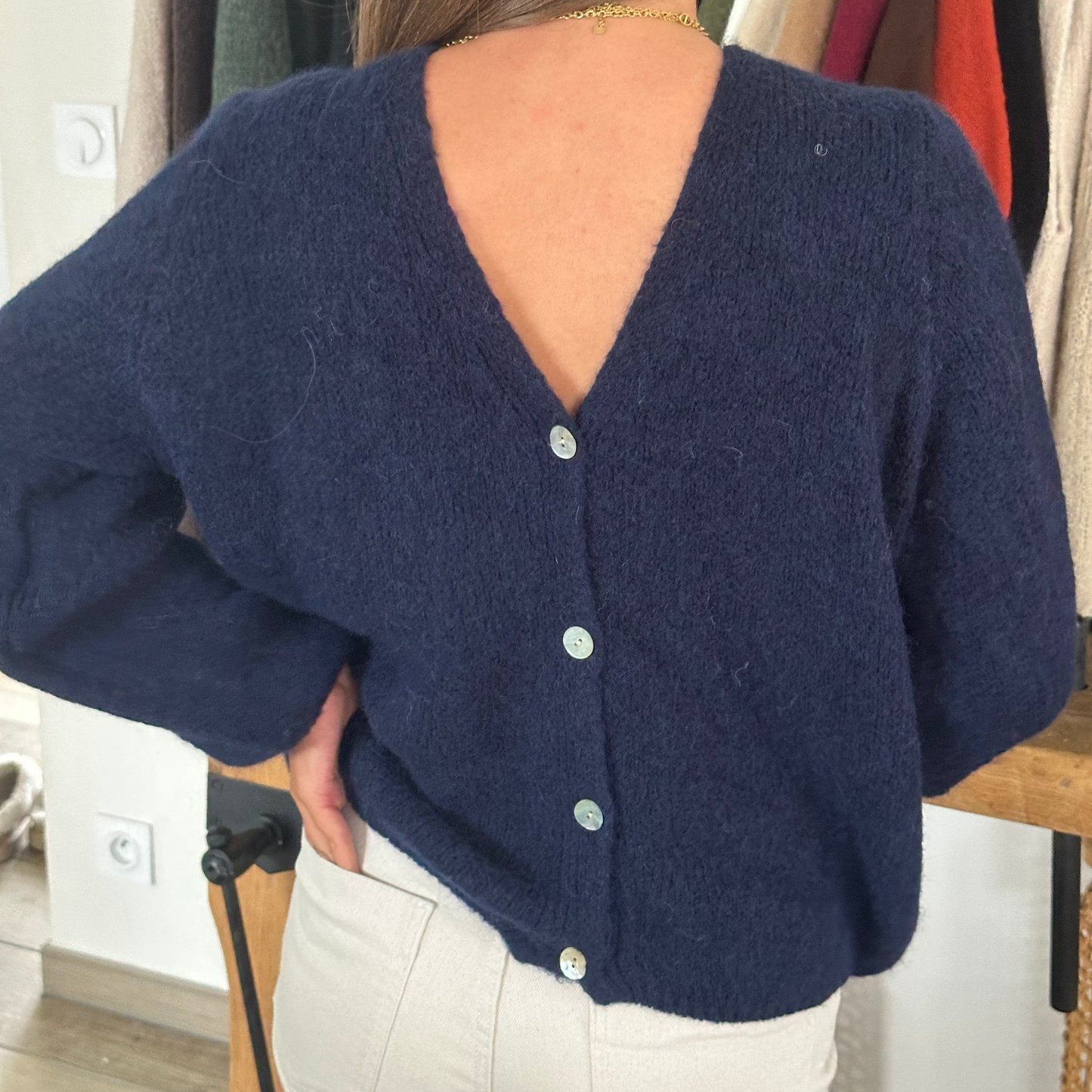 Gilet recto verso angélique
