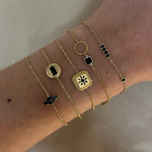 Simple noir - Bracelet