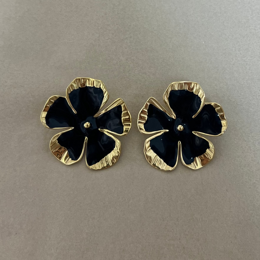 Fleur - boucles d'oreille