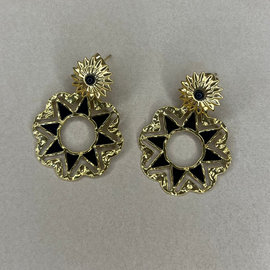 Mandala - boucles d'oreilles