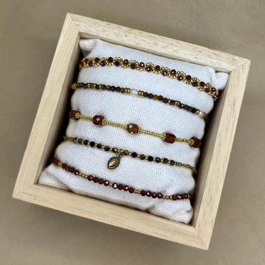Ensemble marron - Bracelet