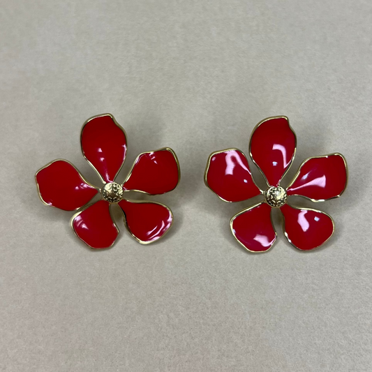 Fleur - boucles d'oreilles
