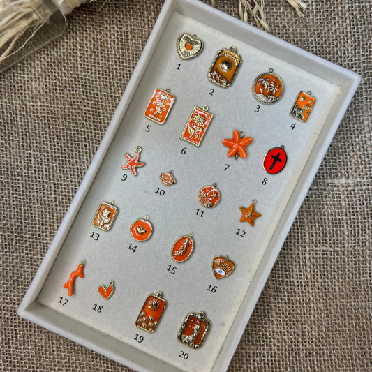 Orange - charms