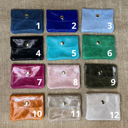 Petit Cuir reptile - porte monnaie