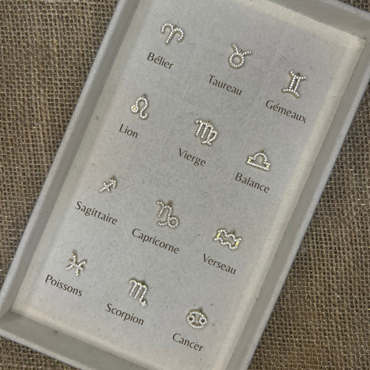 Signes du zodiaque strass - charms
