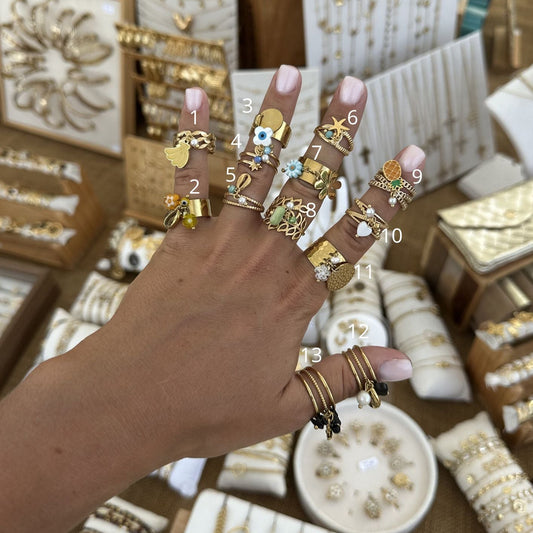 Bague breloque